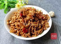 花菜干烧肉的做法图解10