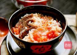 电饭煲西红柿腊肠饭的做法图解6