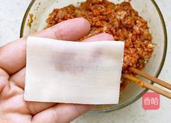 猪肉胡萝卜馅馄饨的做法图解7