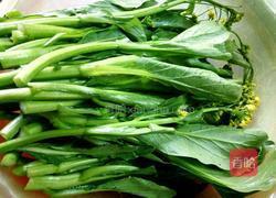 清炒菜心的做法图解1