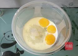 6寸椰蓉戚风蛋糕的做法图解2