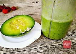 甜瓜汁的做法图解4