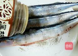 香葱柠檬秋刀鱼的做法图解4