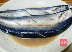 香葱柠檬秋刀鱼的做法图解7