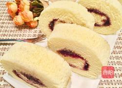 蓝莓果酱蛋糕卷的做法图解21