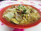 饺子皮做的蛤蜊面的做法[图]