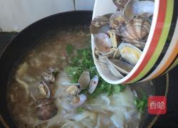 饺子皮做的蛤蜊面的做法图解18
