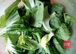 蒜蓉芥菜的做法图解1