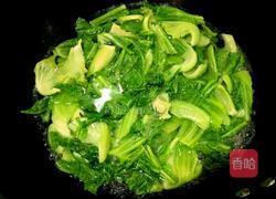 蒜蓉芥菜的做法图解3