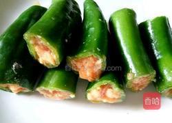 煎酿辣椒的做法图解4