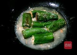 煎酿辣椒的做法图解6