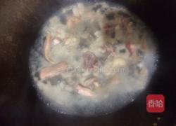 海带绿豆老鸭汤的做法图解2