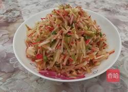 凉拌水萝卜的做法图解4