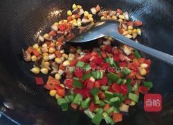 牛油果之杂果蔬炒饭的做法图解5