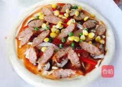黑胡椒火腿披萨的做法图解3