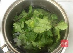 珍珠花菜猪血汤的做法图解3