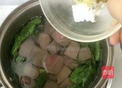 珍珠花菜猪血汤的做法图解5