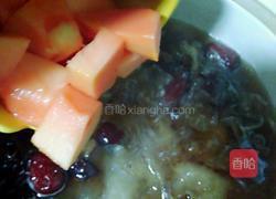 冰糖银耳炖木瓜的做法图解4