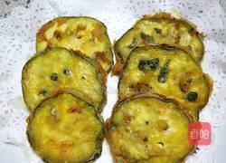 青菜肉馅茄饼的做法图解6