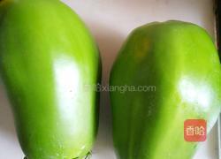 青菜肉馅茄饼的做法图解1