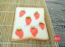 草莓果酱土司片的做法图解3