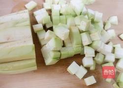 茄子打卤面的做法图解3