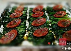 广味香肠烤菠菜的做法图解6