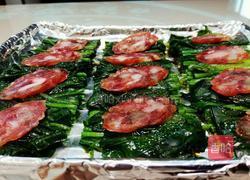 广味香肠烤菠菜的做法图解5