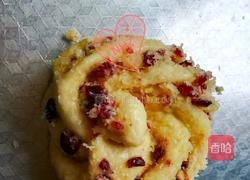 超详细蔓越莓椰蓉花朵面包的做法图解16