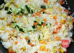 田园蛋炒饭的做法图解6