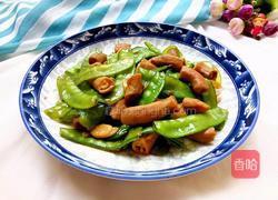粉肠炒荷兰豆的做法图解9