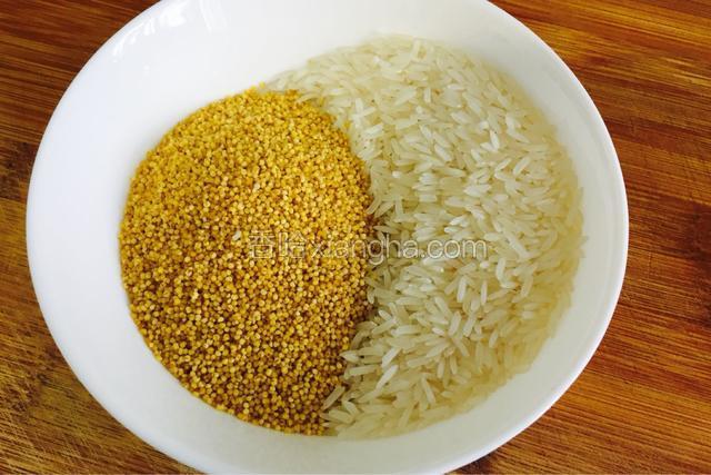 备料大米庆州黄小米各一份