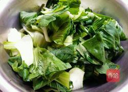 土豆烧油菜的做法图解1