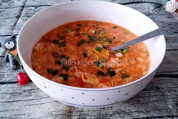 香菇番茄疙瘩汤