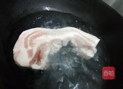 青椒芦笋炒五花的做法图解4