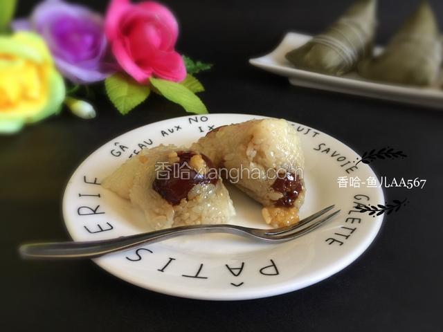 蜜枣葡萄干粽子