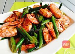 香炒蒜苔阿根廷红虾的做法图解15