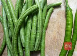 青椒煎荳釭的做法图解1