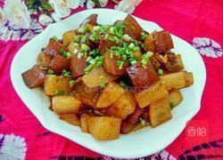 红烧肉炖萝卜的做法图解8