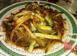 黄瓜拌海带的做法图解5