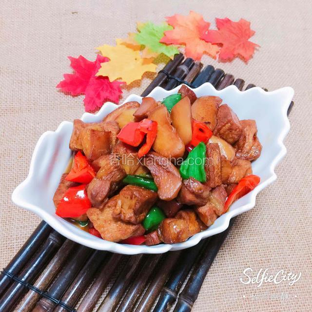 杏鲍菇红烧豆腐