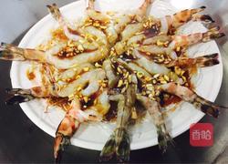 蒜蓉粉丝蒸大虾的做法图解8