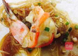 蒜蓉粉丝蒸大虾的做法图解13