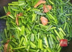 韭苔炒肉的做法图解3