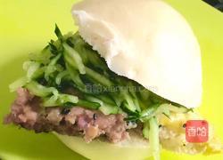 馒头夹肉饼的做法图解5