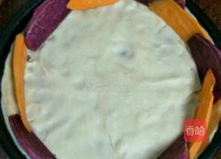 紫红薯漩涡派的做法图解3