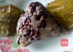 红豆蜜枣粽子的做法图解5