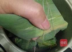 红豆蜜枣粽子的做法图解2