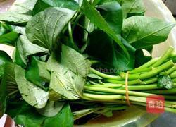 豆豉红薯叶的做法图解1