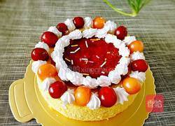 樱桃奶油裸蛋糕的做法图解12